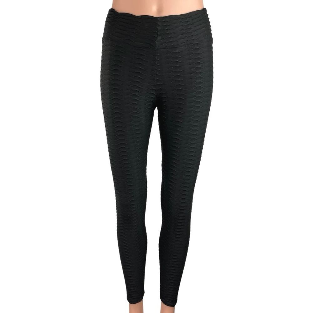 Booty by Brabants CROCO SKIN LEGGINGS BLACK